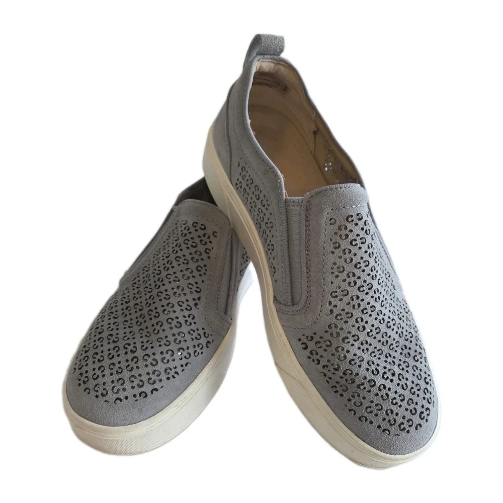 Vionic Women's Kani Slip-on Shoes Athleisure Arch support Gray Size 6.5